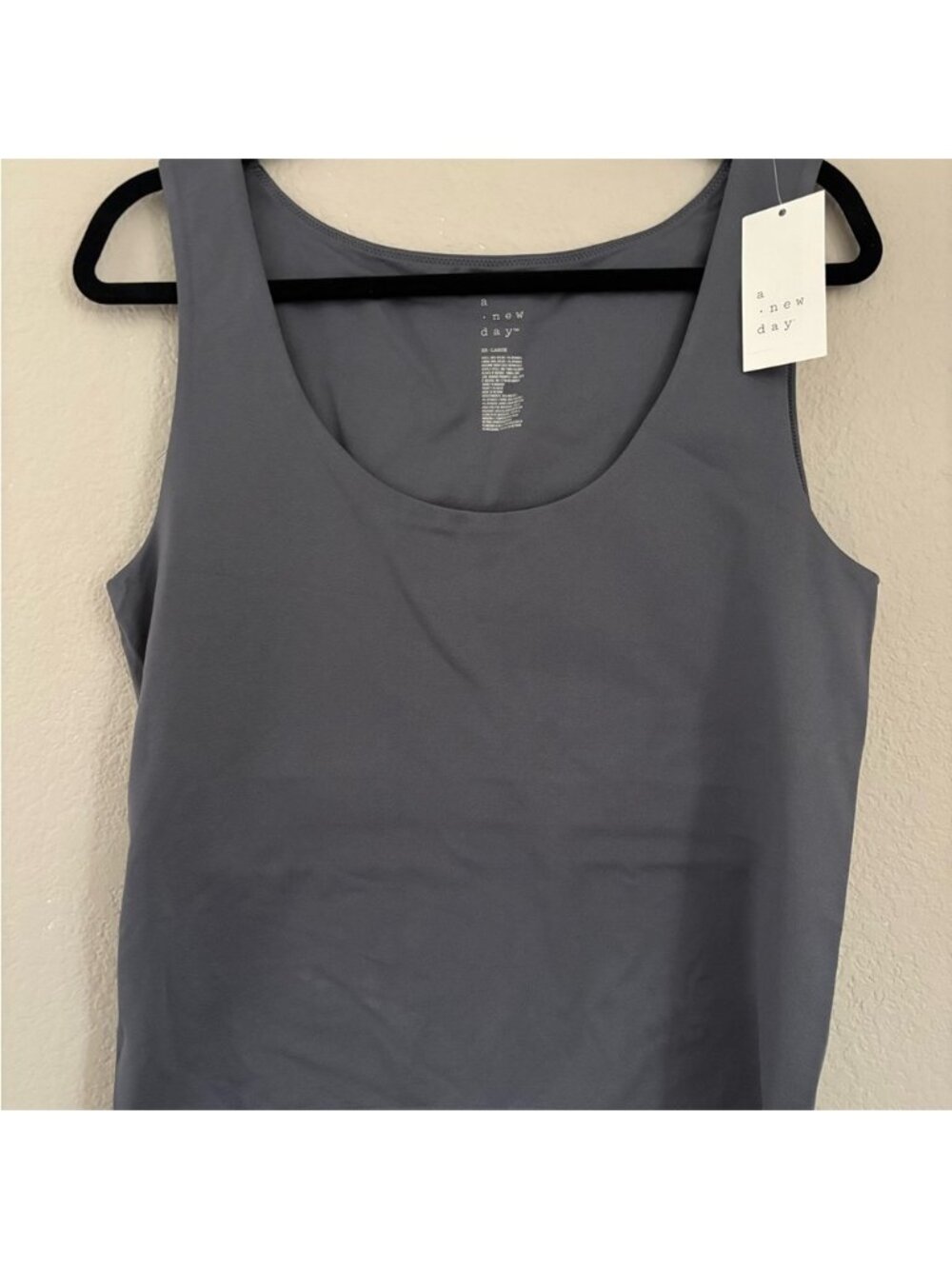 A New Day Charcoal Top